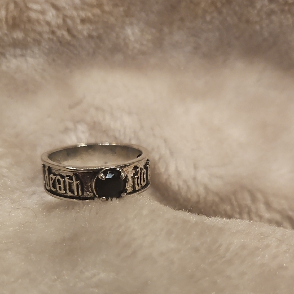 Mens Til Death Do Us Part Engraved Ring